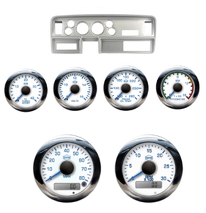 Isspro Classic Dash Panel &amp; Gauge Kit Without Message Center Or Overdrive for 81-93 Dodge