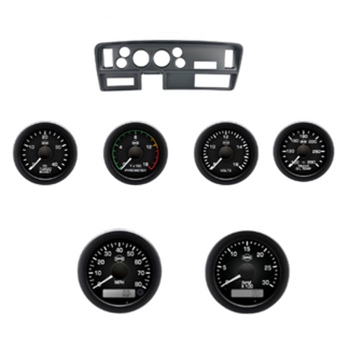 Isspro Classic Dash Panel &amp; Gauge Kit Without Message Center Or Overdrive for 81-93 Dodge