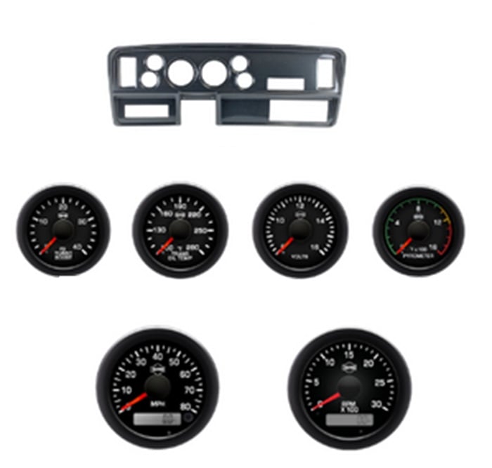 Isspro Classic Dash Panel &amp; Gauge Kit Without Message Center Or Overdrive for 81-93 Dodge