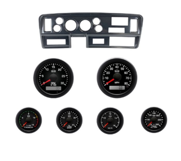 ISSPRO Classic Dash Panel &amp; Gauge Kit With Message Center &amp; Overdrive for 81-93 Dodge