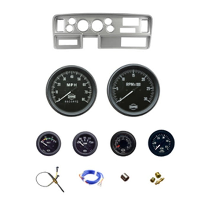 ISSPRO Classic Dash Panel &amp; Gauge Kit With Message Center No Overdrive Button for 81-93 Dodge