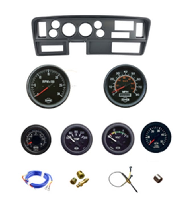 ISSPRO Classic Dash Panel &amp; Gauge Kit With Message Center No Overdrive Button for 81-93 Dodge