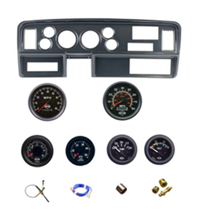 ISSPRO Classic Dash Panel &amp; Gauge Kit With Message Center No Overdrive Button for 81-93 Dodge