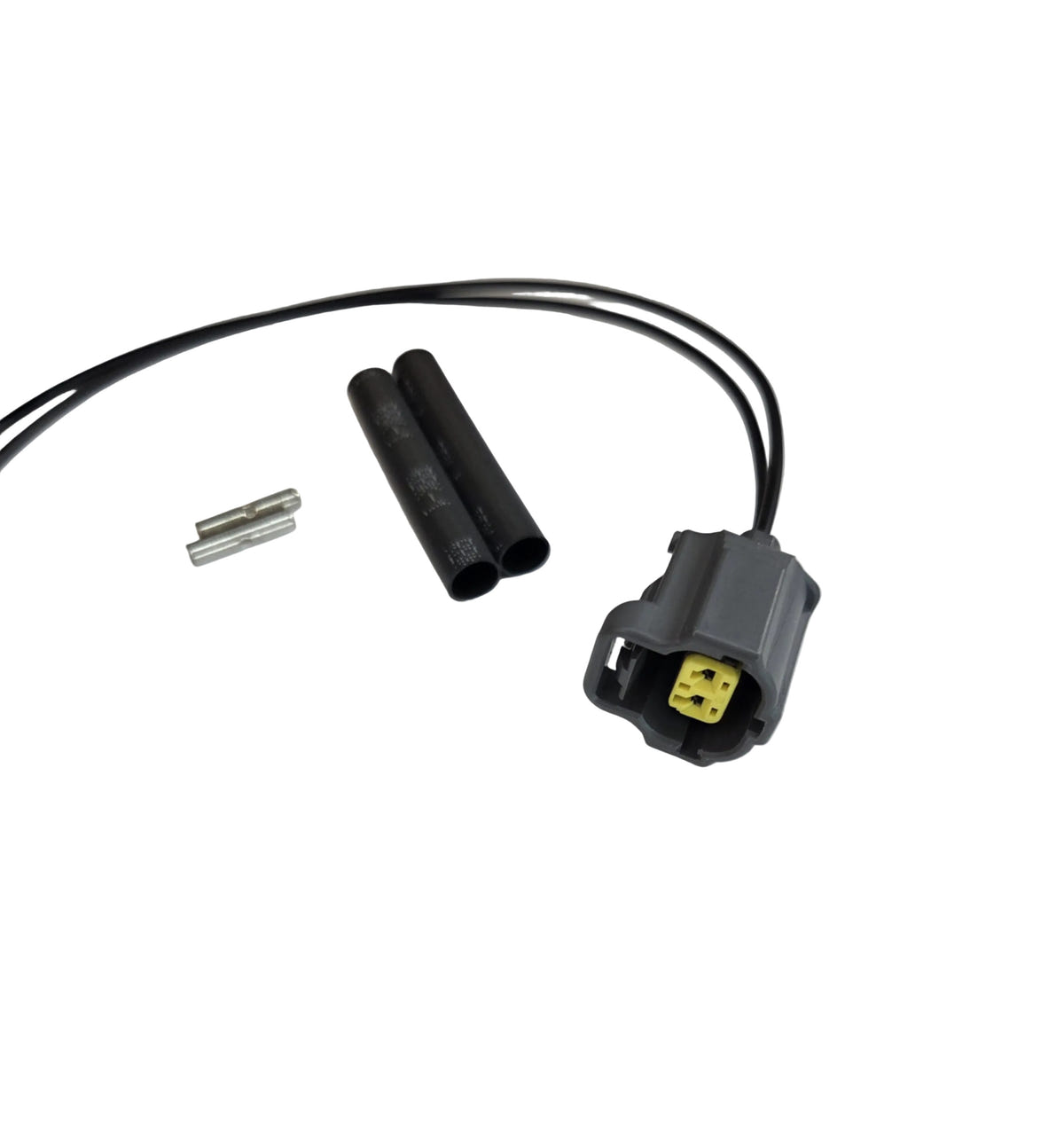 Car wiring connector and related parts on a white background with NATE logo.