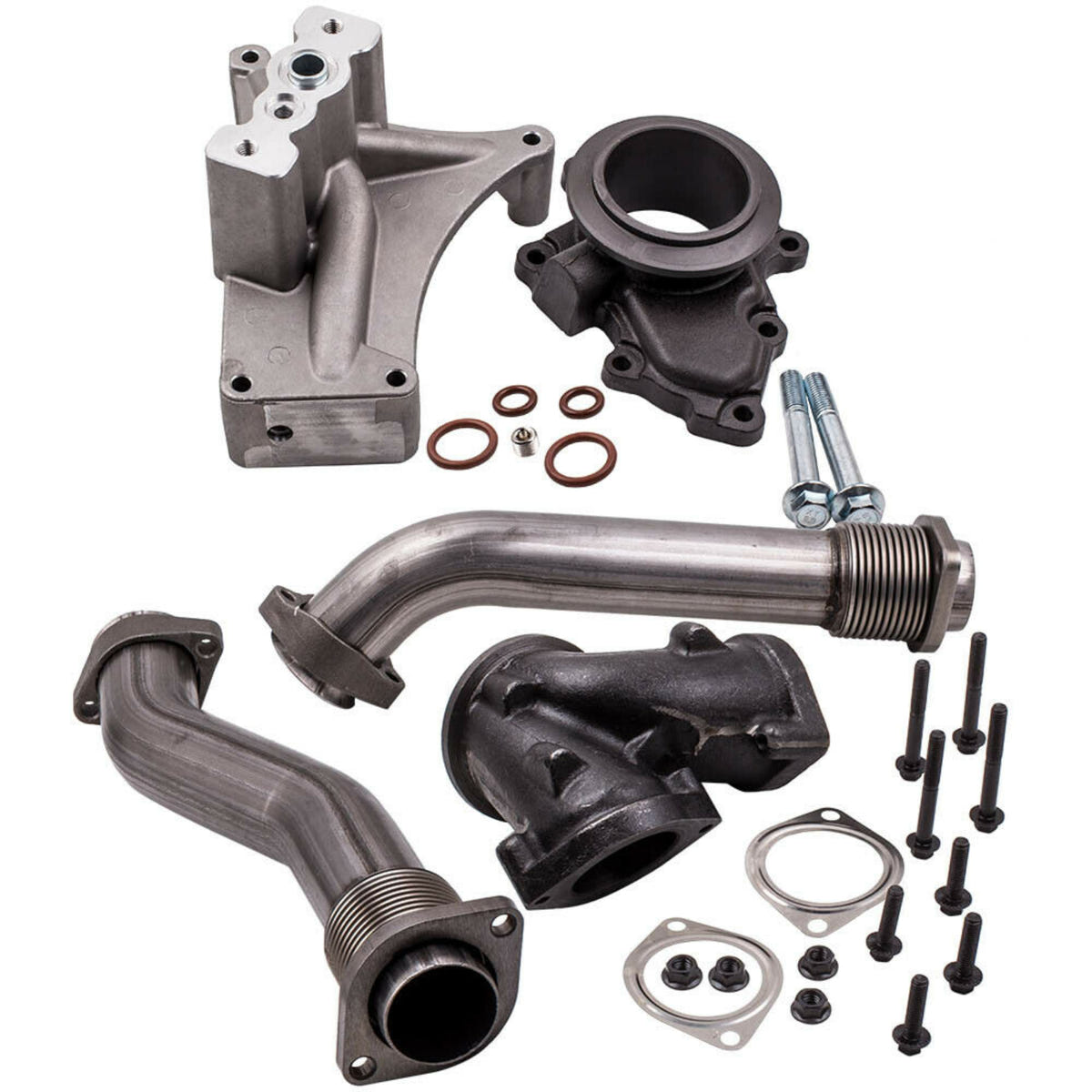 Complete Performance Up Pipe and Exhaust Housing Kit 99.5-03 Ford 7.3L Powerstroke