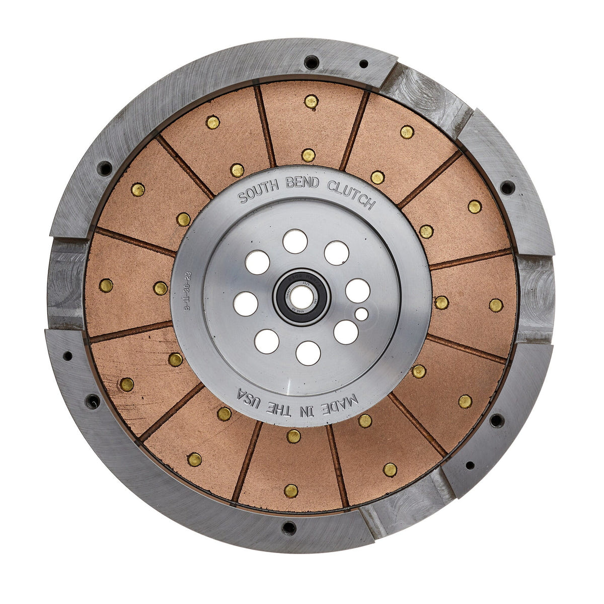 South Bend Super Street Dampened Dual Disc Clutch Kit 01-06 6.6L GM Duramax ZF6 - SSDDMAX-CBY