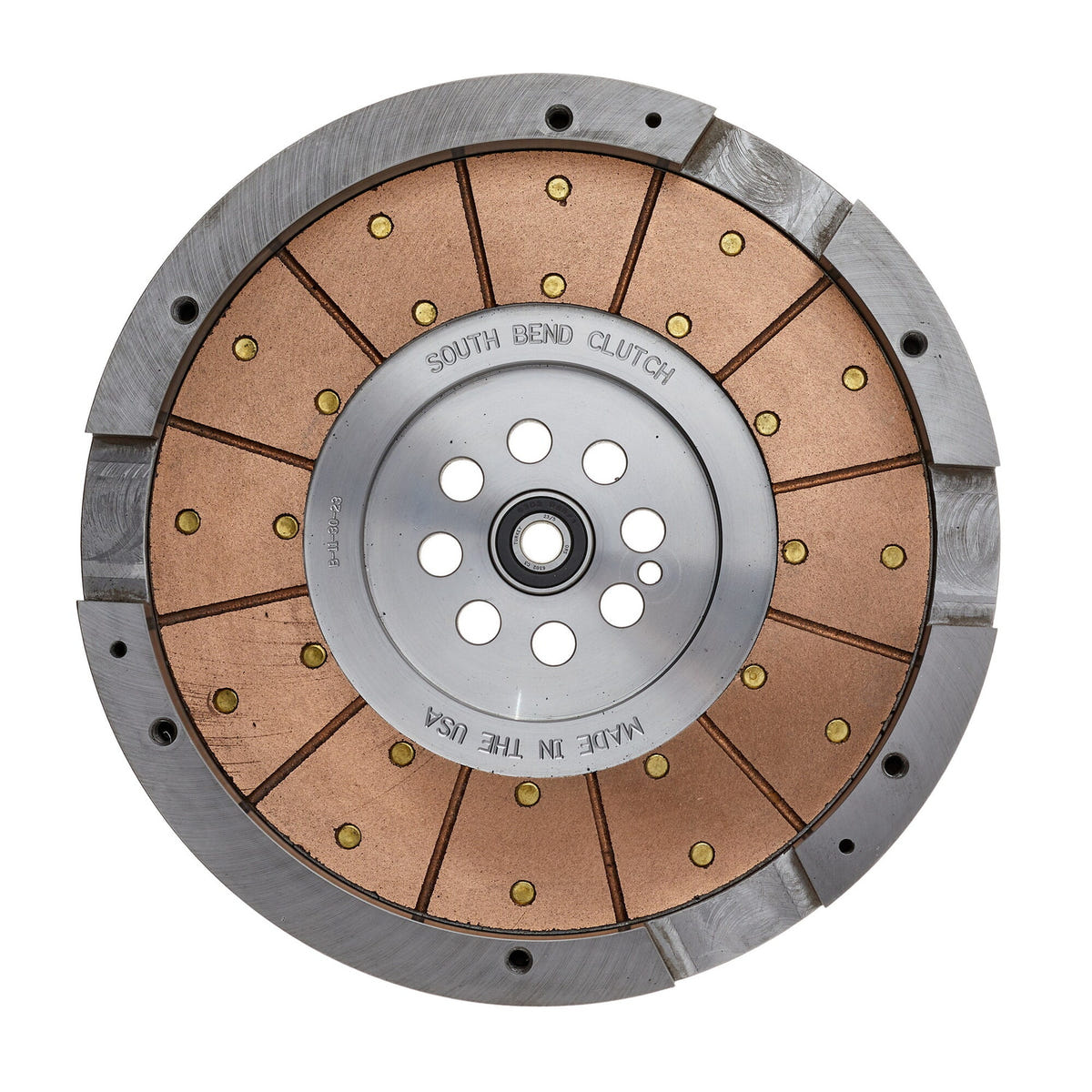 South Bend Super Street Dampened Dual Disc Clutch Kit 01-06 6.6L GM Duramax ZF6 - SSDDMAX-CBZ