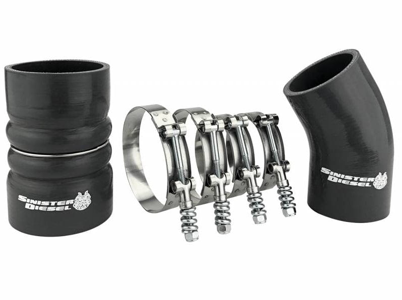 Sinister Diesel Silicone Intercooler Hot Side Hose and Clamp Kit for 03-07 Ford 6.0L Powerstroke