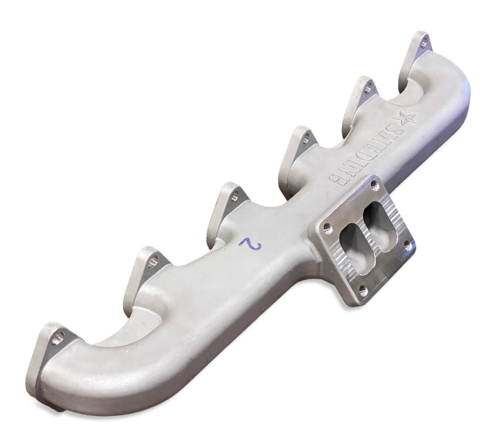 Smeding Diesel T4 2nd Gen 1-Piece Stainless Steel Exhaust Manifold for 98.5-07 Ram 5.9L Cummins