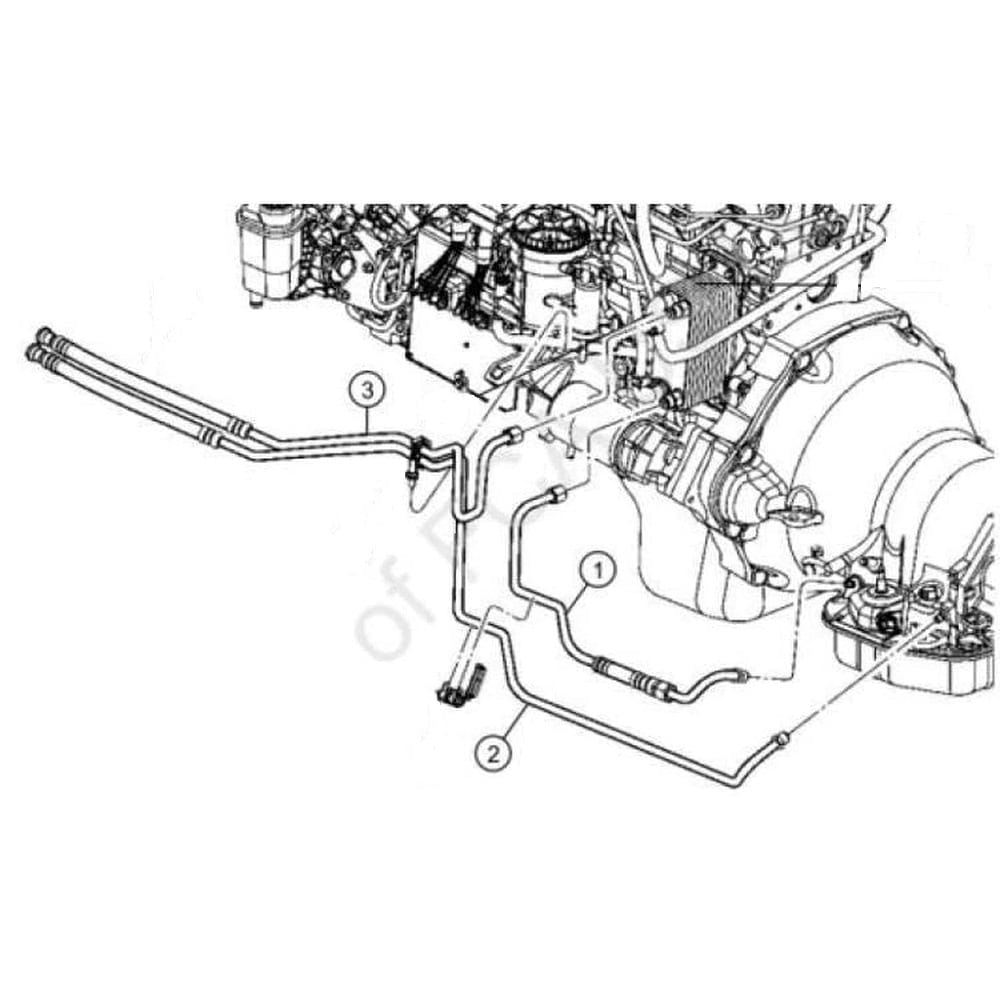 Full Send Diesel Replacement Transmission Lines 03 07 Dodge 5.9L Cummins
