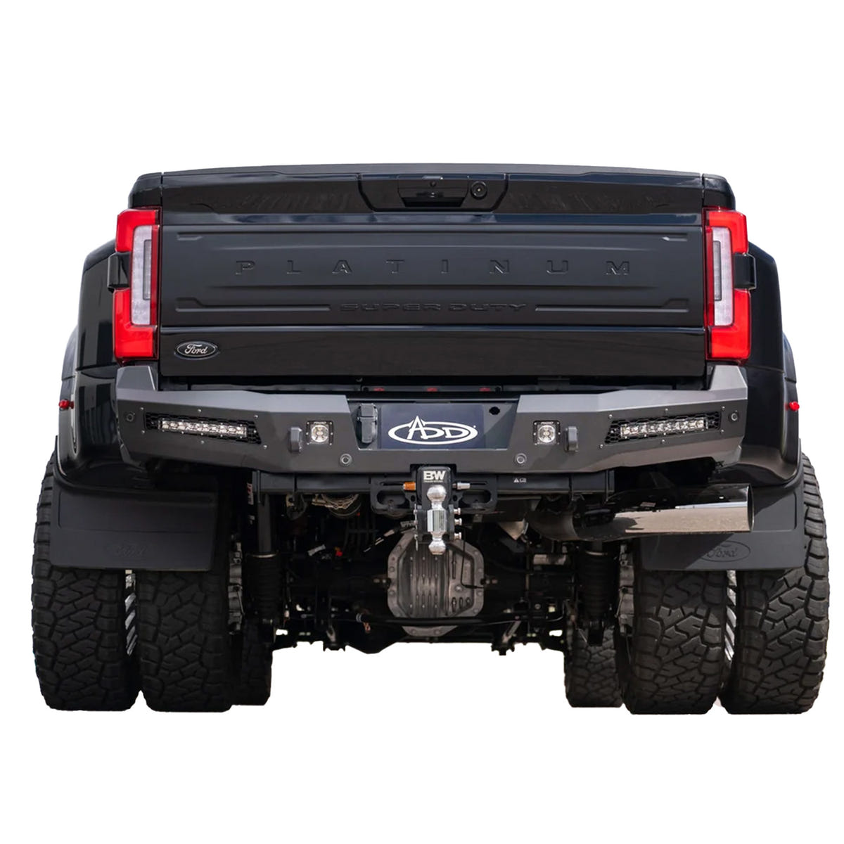Addictive Desert Designs HoneyBadger Rear Bumper 23-26 Ford 6.7L Super Duty