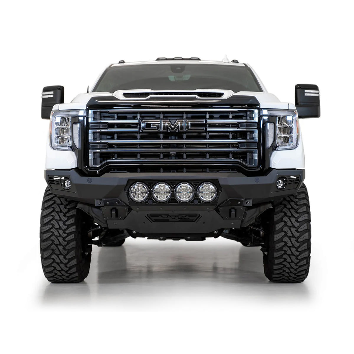 Addictive Desert Designs Bomber Front Bumper With RIGID Light Mounts 20-23 GMC 6.6L Duramax