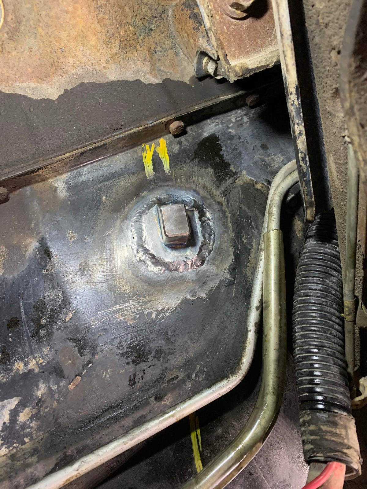 Weld In Dipstick Fix - 1994-2003 Ford F-250/350
