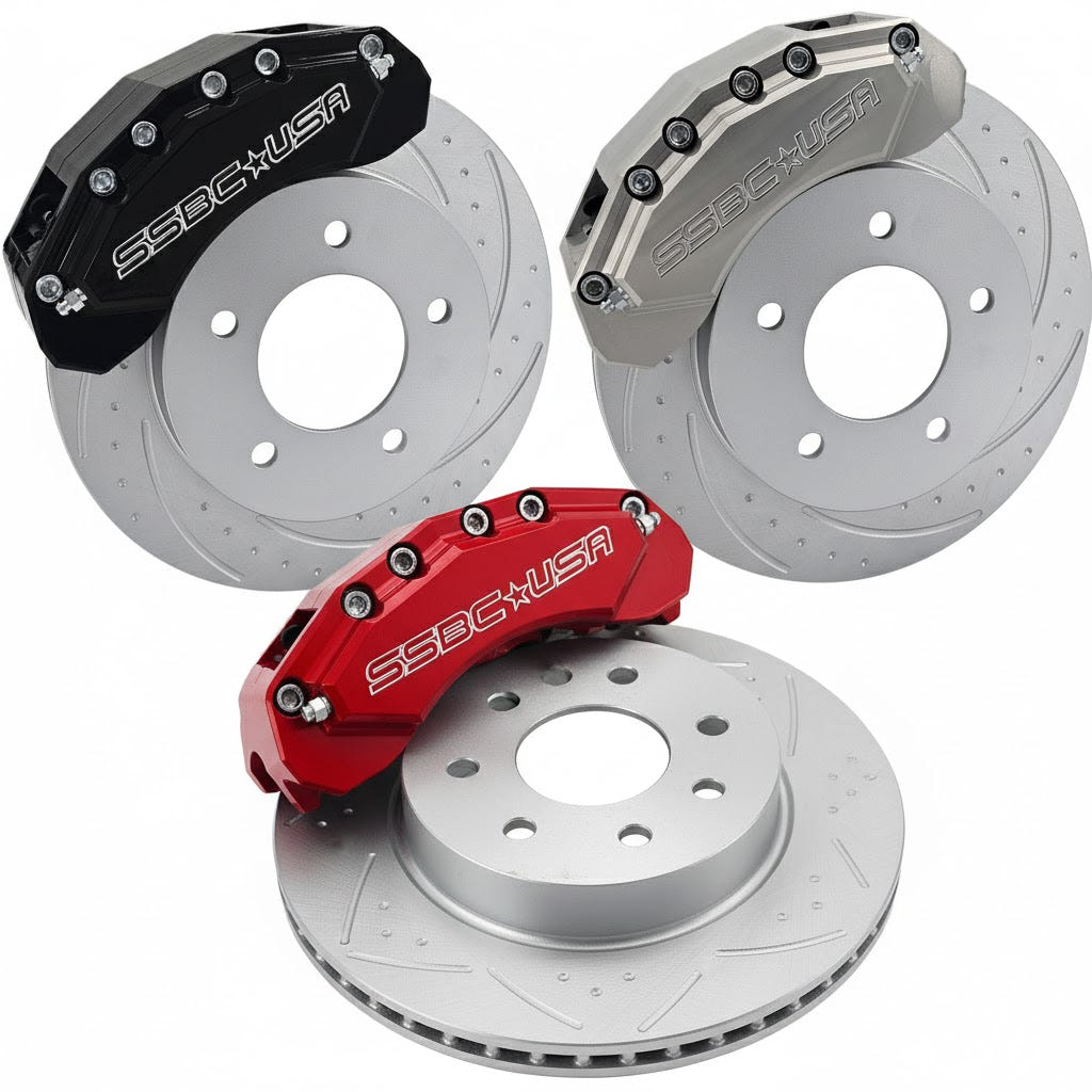 SSBC-USA M6-Moab Direct Fit Front Disc Brake Kit With Rotors for 20-23 Jeep 3.0L EcoDiesel JL and JT