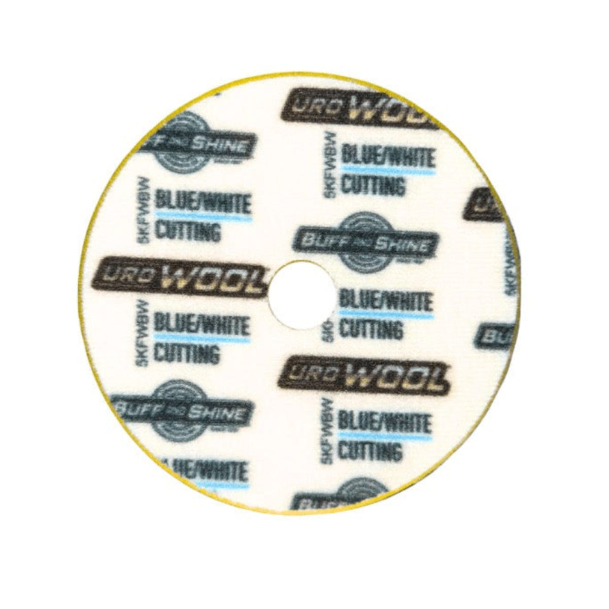 CDS Uro Wool Blue And White Heavy Cutting Pad