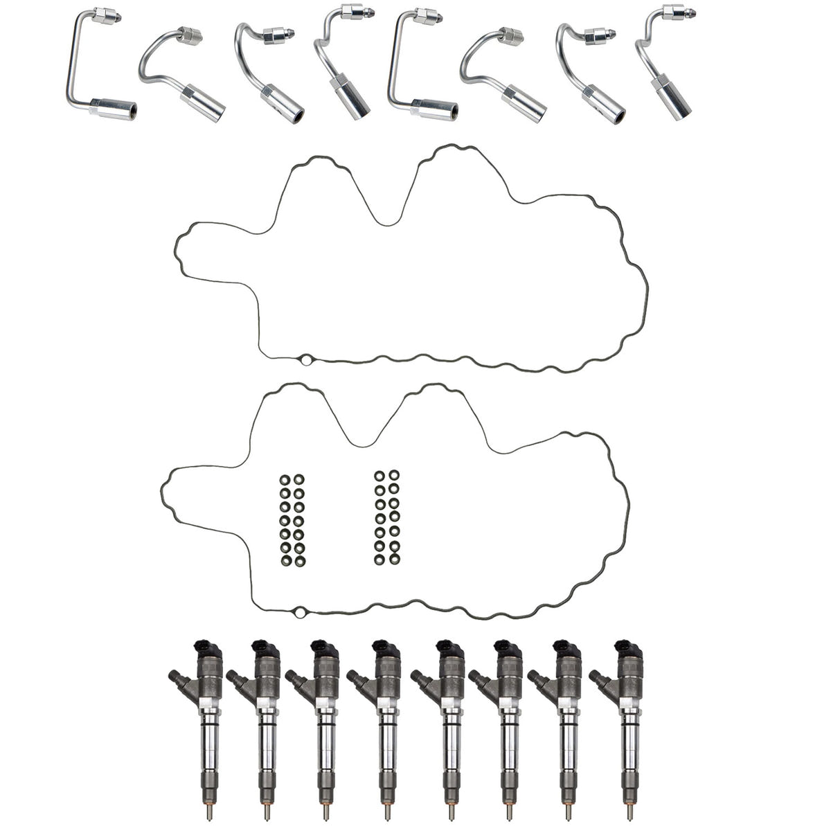 Bosch Complete Fuel Injector Service Kit 06-07 GM 6.6L Duramax LLY/LBZ