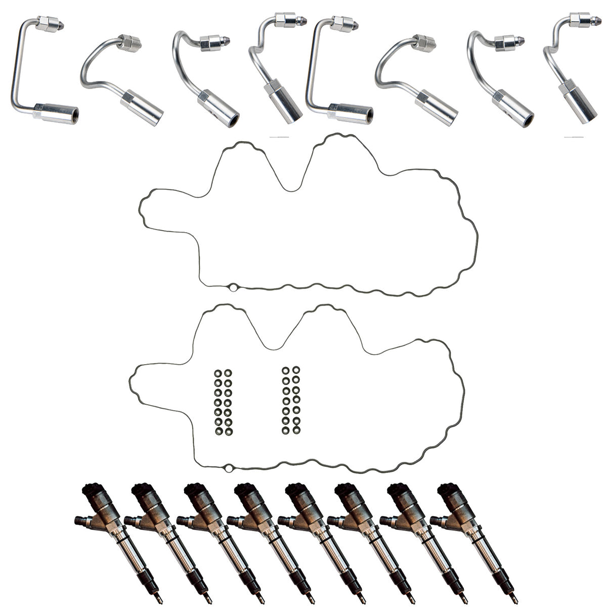 Bosch Complete Fuel Injector Service Kit 04.5-05 GM 6.6L Duramax LLY