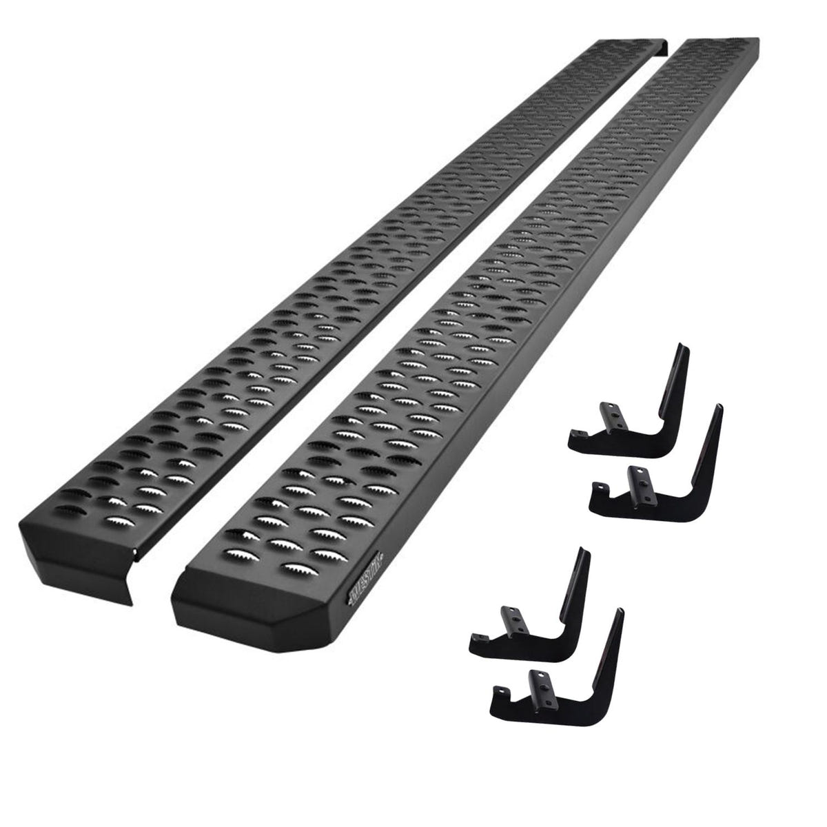 Westin Grate Step Running Boards for 99-26 Ford Super Duty Standard and SuperCab and Crew Cab