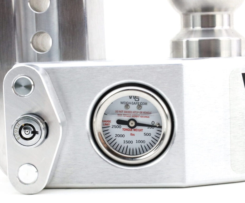 Weigh Safe Drop Hitch which is Designed for use with 2" Receiver Hitch