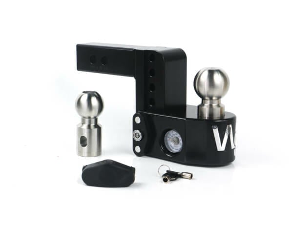 Weigh Safe Black Cerakote Drop Hitch Designed for use with 2" Receiver Hitch