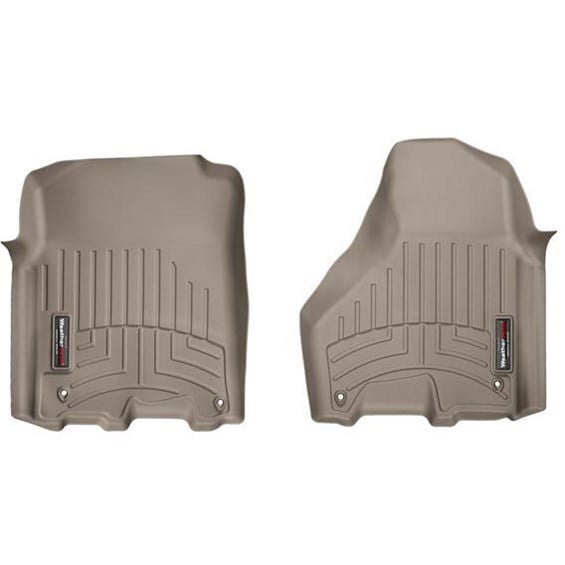 WeatherTech DigitalFit Front Floor Liner for 12-18 Dodge Ram Crew and Mega Cab 2 Piece