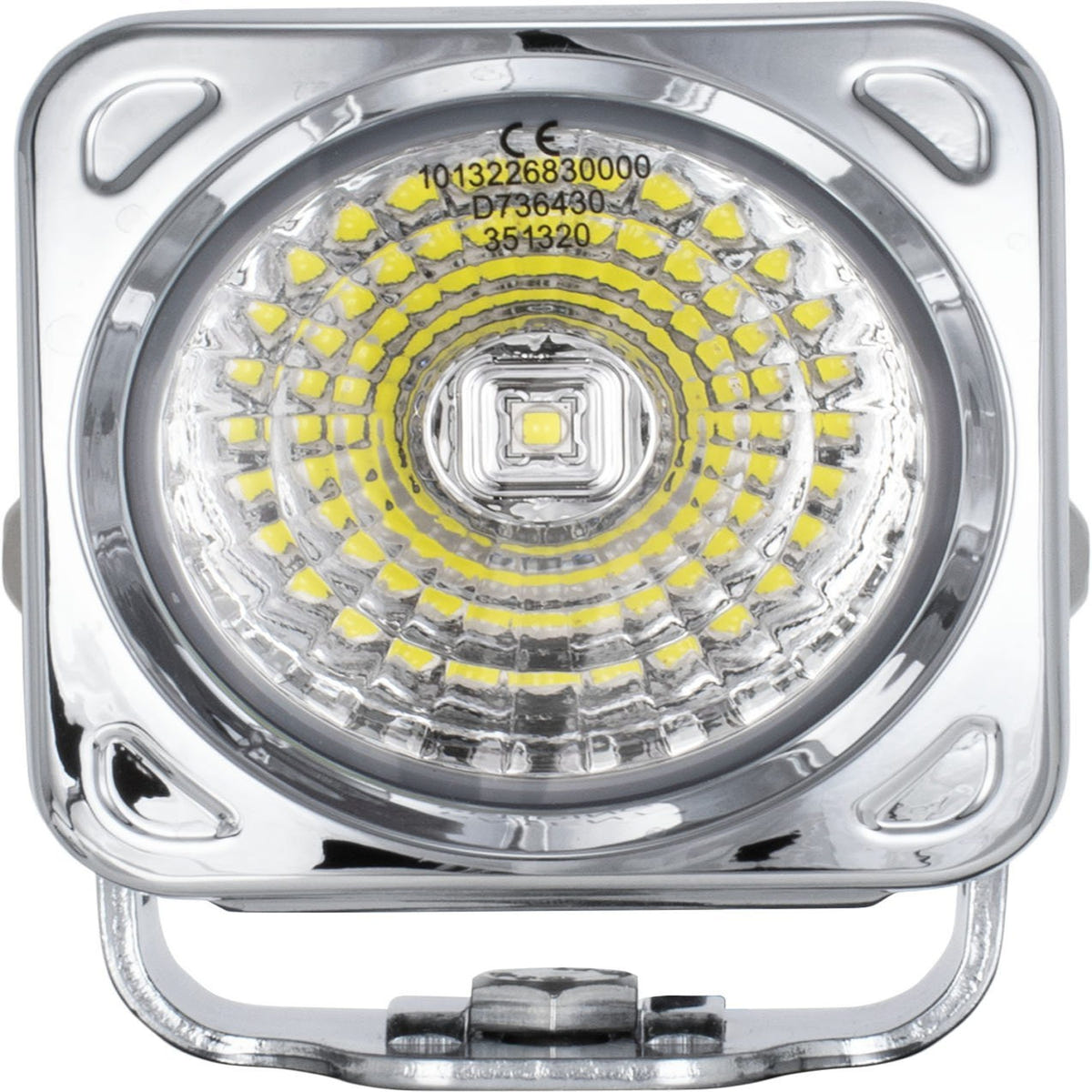 Vision X 3 Inch Optimus Chrome Square 20° Beam LED Light
