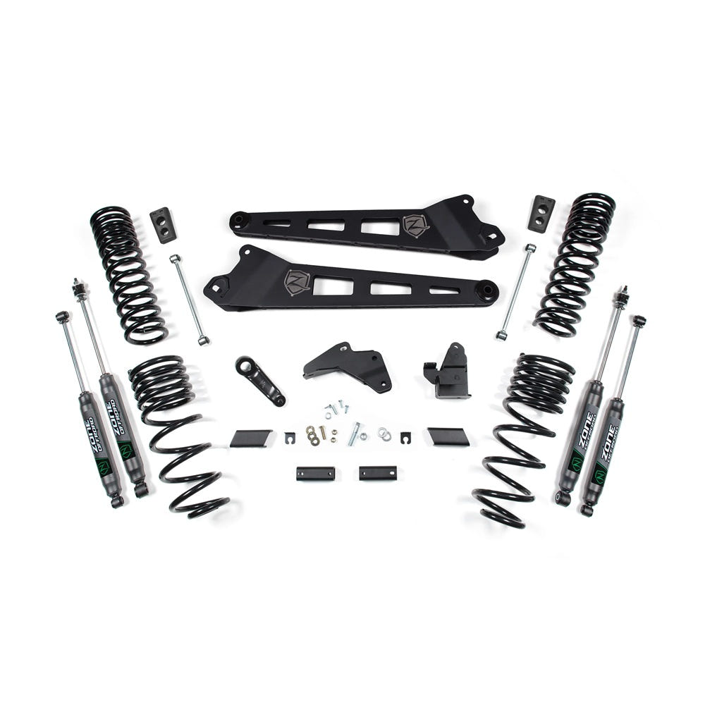 Zone Offroad 6.5" Radius Arm Suspension System for 14-18 6.7L Cummins Ram 2500