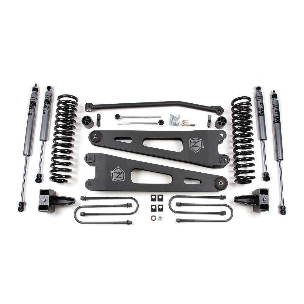 Zone Offroad 4" Radius Arm Suspension System for 05-07 Ford 6.0L Powerstroke