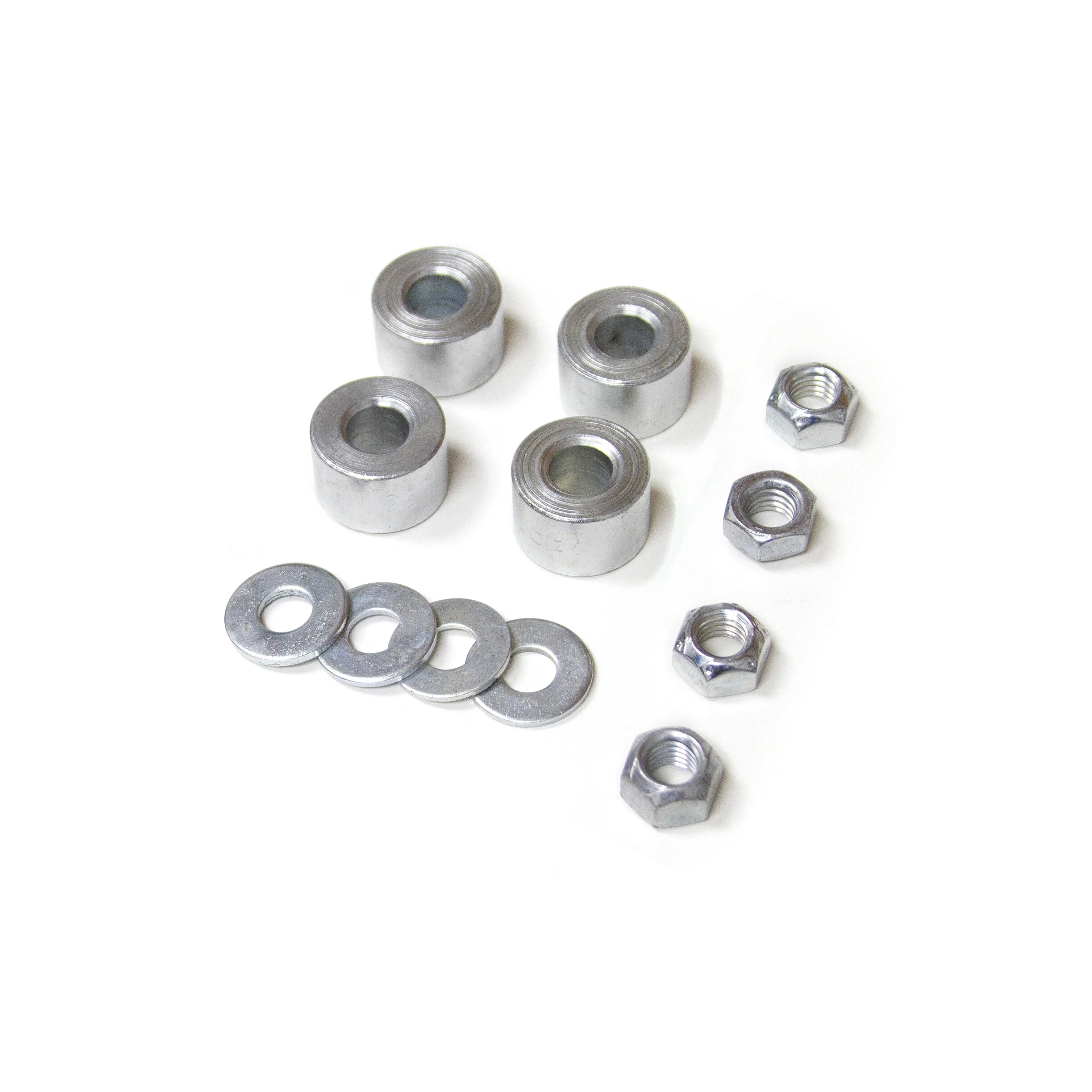 Zone Offroad Shock Extension Spacers 2" Lift for 01-10 GM 2500HD and 3500 4WD