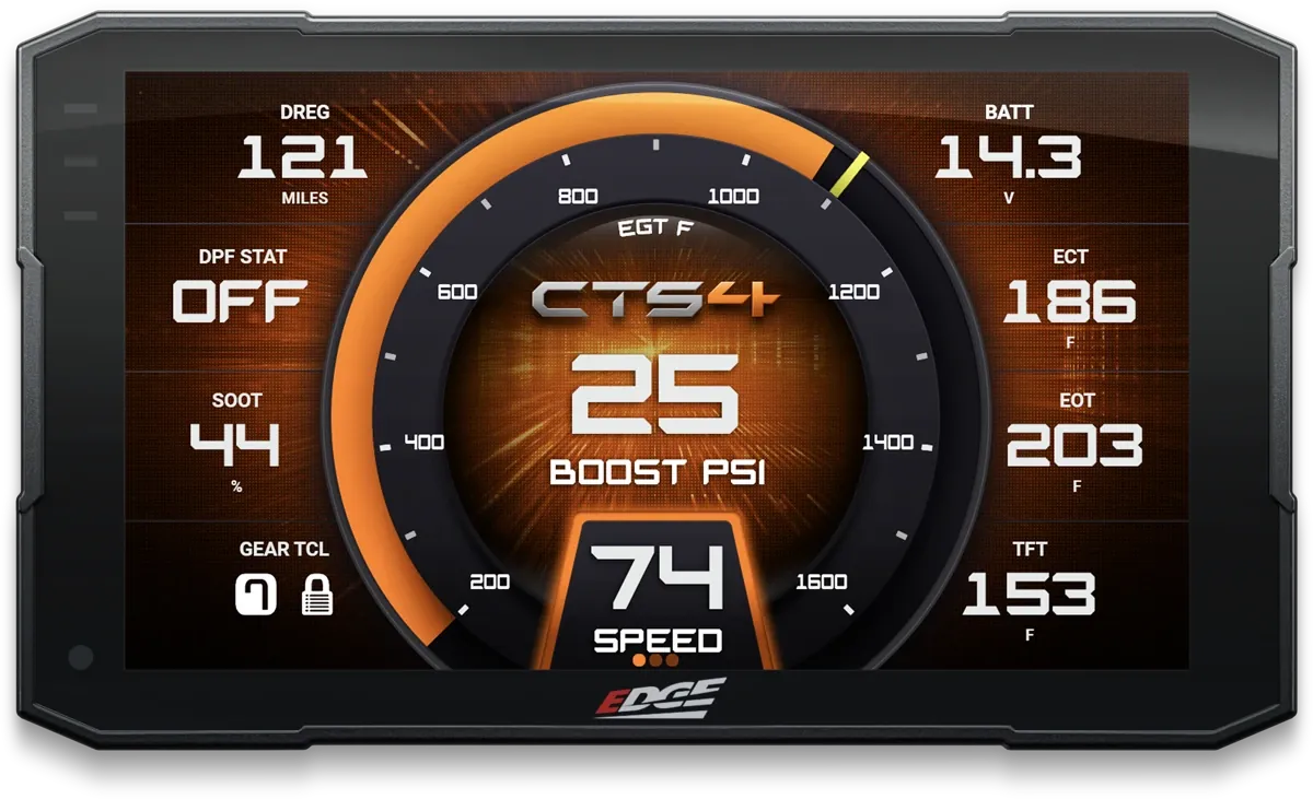 Insight Plus CTS4 with orange gauges