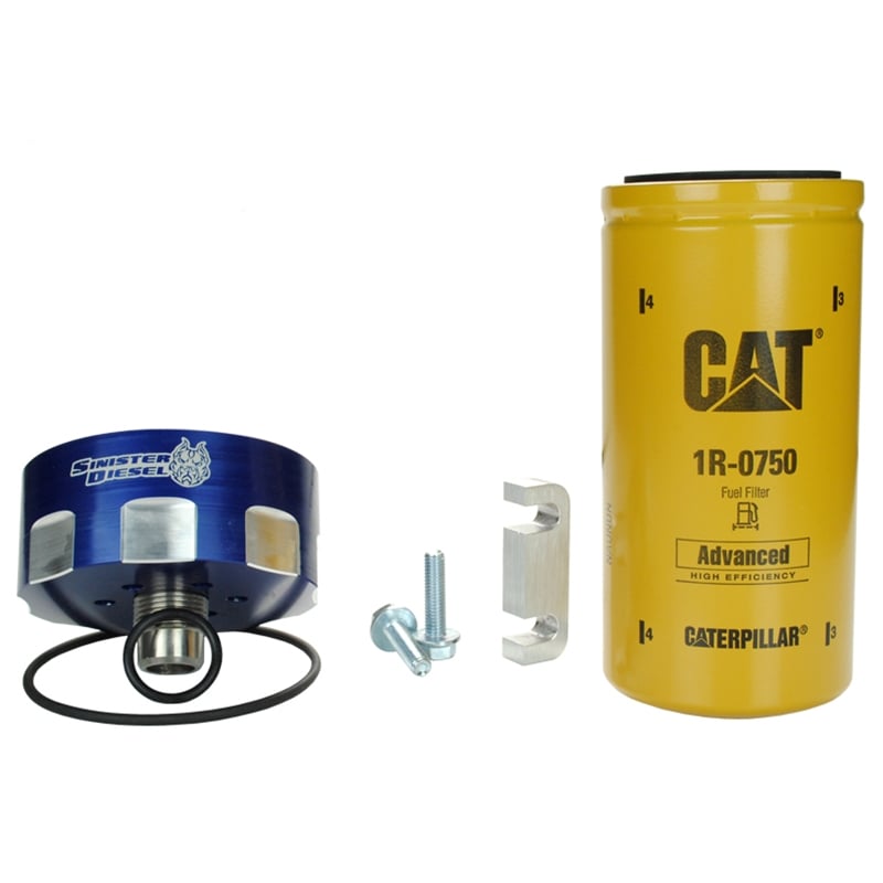 Sinister CAT Fuel Filter Adapter 01-16 6.6L GM Duramax