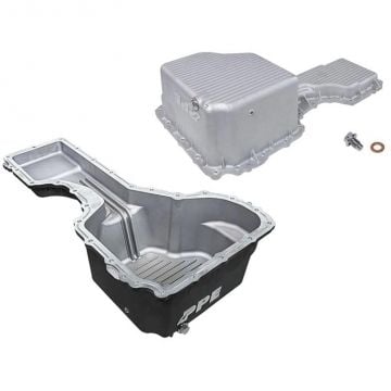 PPE High Capacity Cast Aluminum Engine Oil Pan 17-19 6.6L GM Duramax L5P