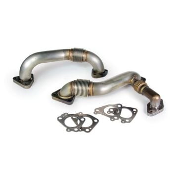 PPE OEM Length Replacement High Flow Up-Pipes 04.5-05 6.6L GM Duramax LLY