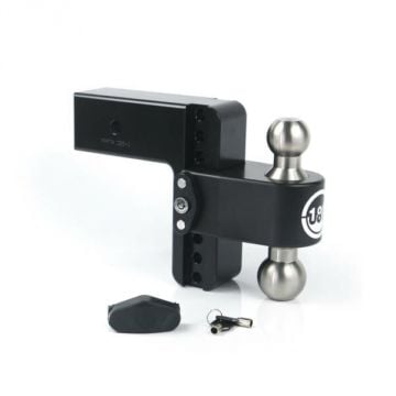 Weigh Safe Black Cerakote 180 Drop Hitch | Designed for use with 3" Receiver Hitch