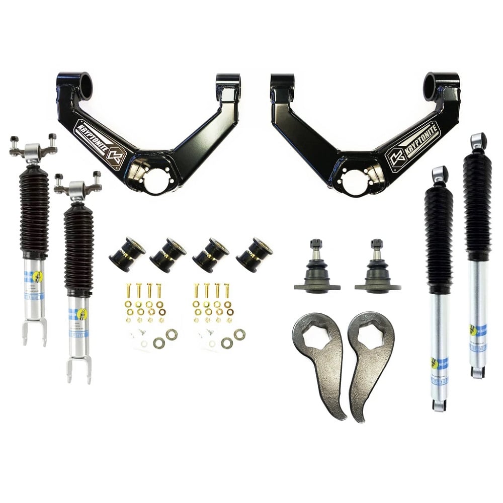 Kryptonite Stage 3 Leveling Kit With Bilstein Shocks 11-19 GM 2500HD / 3500