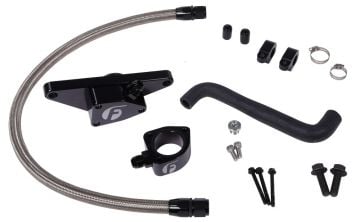 Fleece Performance Coolant Bypass Kit W/Stainless Braided lines 06-07 5.9L Auto Trans Cummins