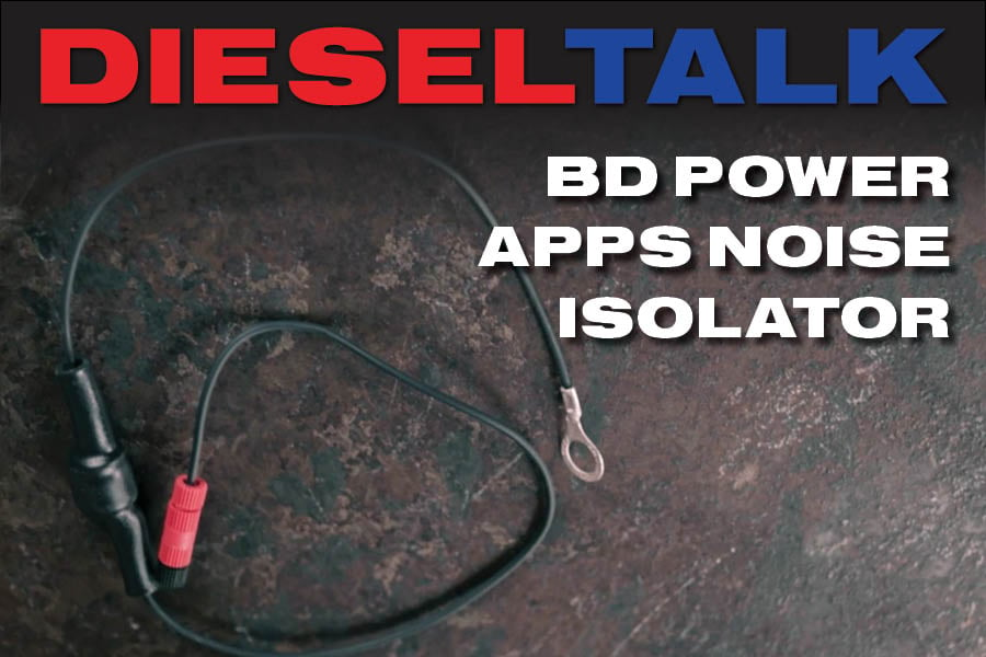 bd noise isolator for p0216