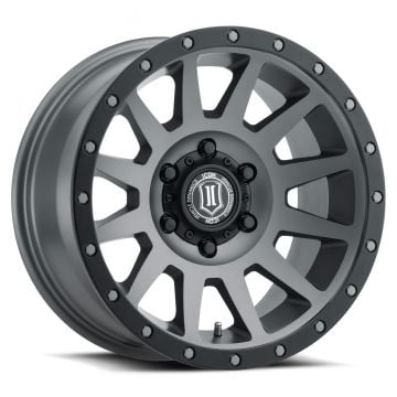ICON  Alpha Wheels 20" Gloss Black with Milled Spoke
