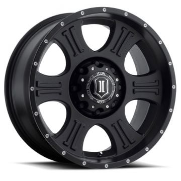 ICON Shield Wheels 20" Satin Black