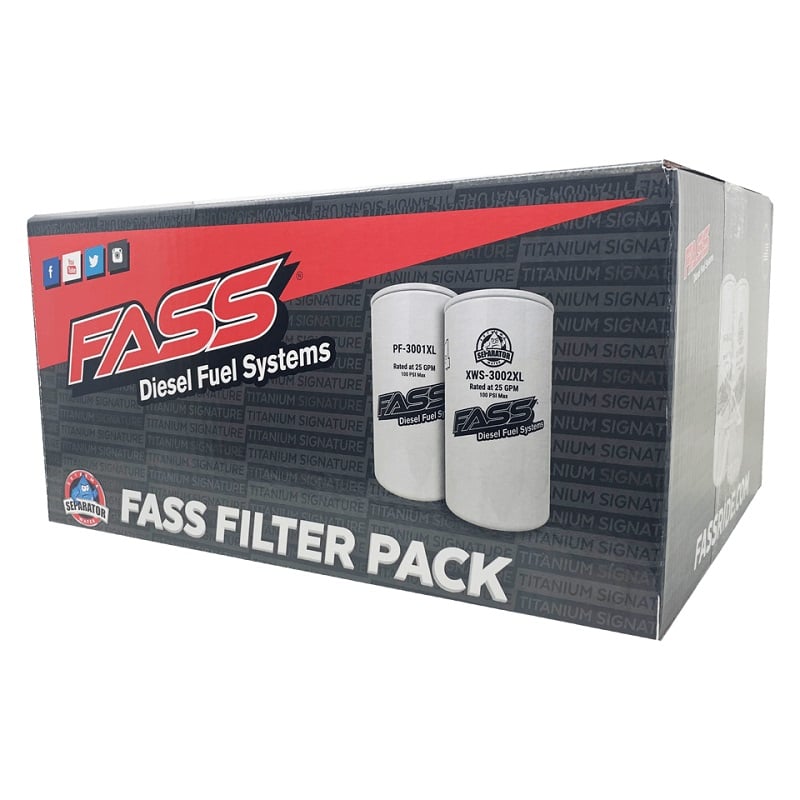 FASS Titanium Signature Series Extended Length Filter Set