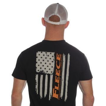 Fleece Performance Flag Black T-Shirt