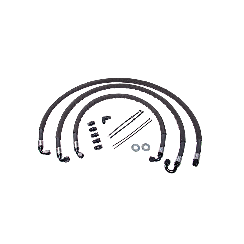 Automatic Transmission Cooler Lines Kit 6-AN Hose Line Kit For GM