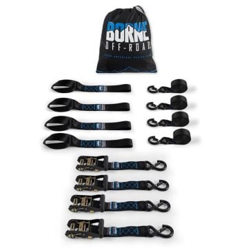 Borne Off-Road Heavy Duty Ratchet Tie-Down Kits