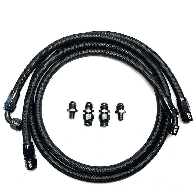 Full Send Diesel Braided Trans Line Kit 94-07 Cummins