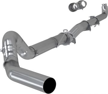 MBRP 5" Armor Lite Turbo Direct Pipe Back Aluminized Exhaust without Muffler 01-04 GM 6.6L Duramax L