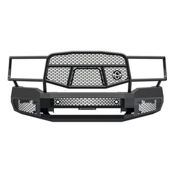 Ranch Hand Midnight Front Bumper With Grille Guard 10-23 Ram 6.7L Cummins 2500/3500