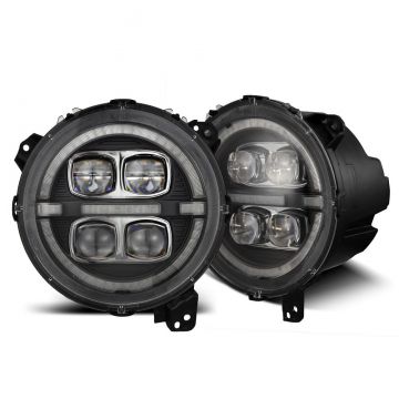 Alpharex NOVA-Series LED Projector Headlights 18-23 Jeep Wrangler JL / Gladiator JT