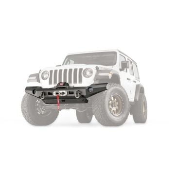 Warn Front Winch Elite Full Width Bumper 20-23 Jeep Wrangler/Gladiator JL/JT