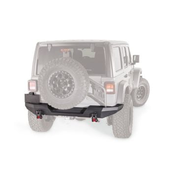 Warn Elite Series Rear Bumper With Tire Carrier Option 20-23 Jeep Wrangler JL