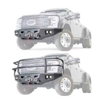 Warn Ascent HD Front Winch Bumpers 17-22 Ford F-450/F-550